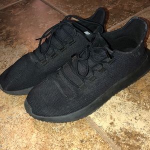Original Black Male Knit Tubular Adidas Size 9.5